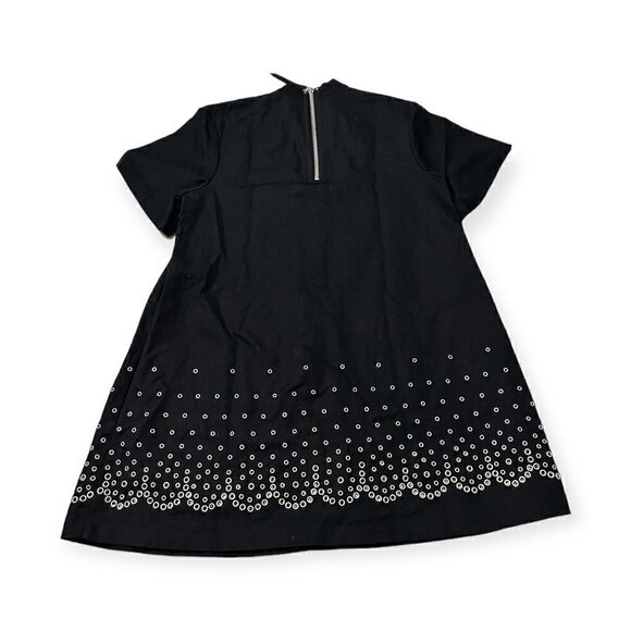 Alexander Wang Black Mini Dress with Studs, Size‎ 10 - Picture 5 of 13